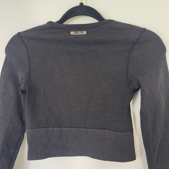 Lorna Jane $76 Tempo Ribbed‎ Seamless Long Sleeve Top Size Small Athletic Top - Picture 6 of 9